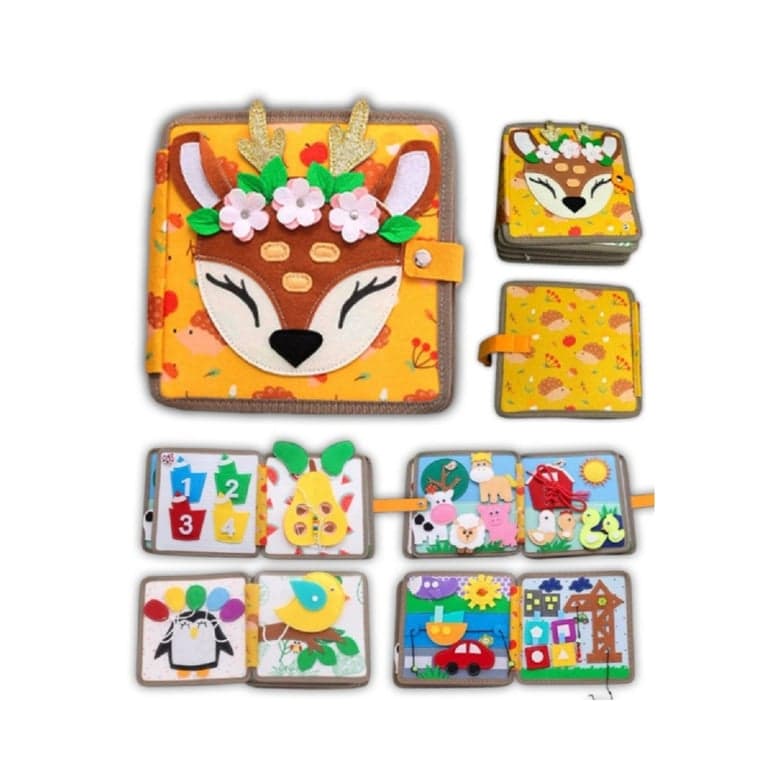 Joymaxx Felt Busy Book Deer