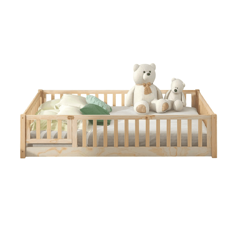 Montessori LLS Full Floor Bed With Slats Unassembled