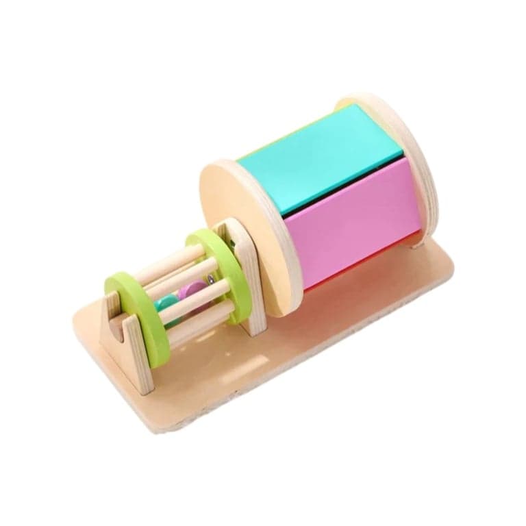 OkidoKids Montessori Wooden Drum Toy