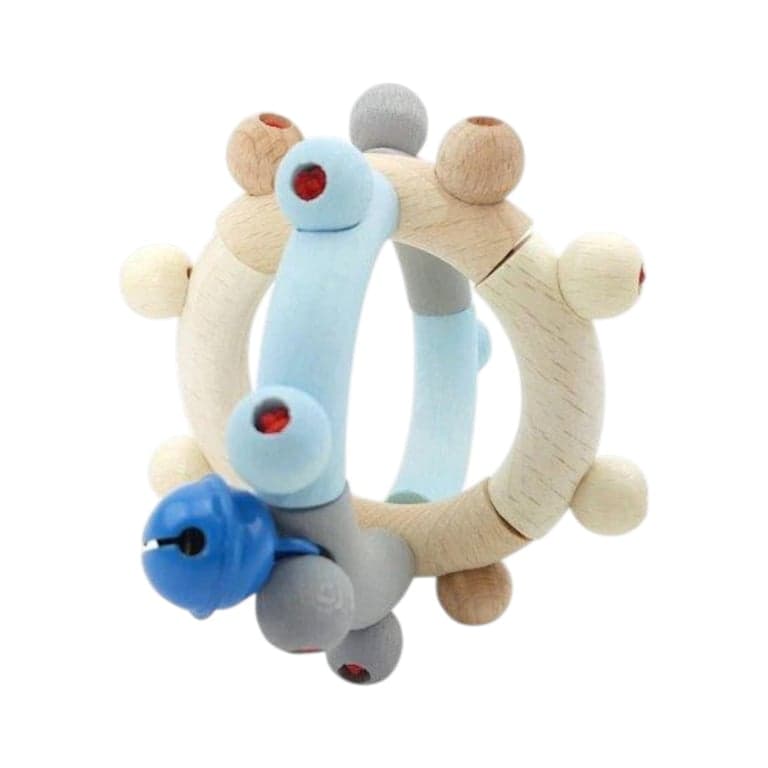 Hess-Spielzeug Rattle Motor Ball Natural Blue