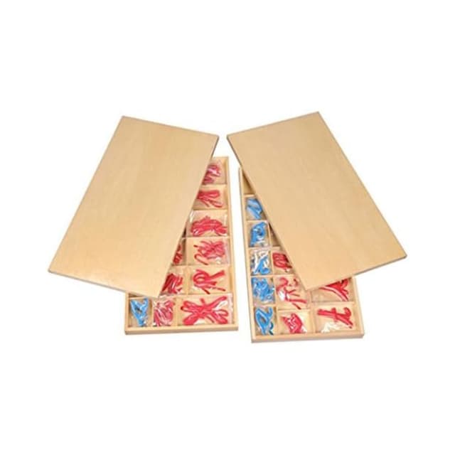 Adena Montessori Large Wood Movable Alphabet Cursive