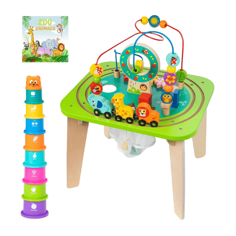 Montessori Pidoko Kids Activity Table Set