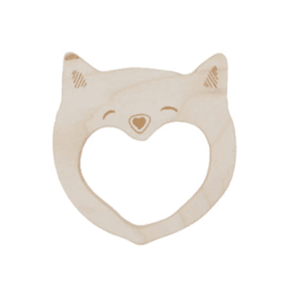 Wooden Story Soother Smiley Cat