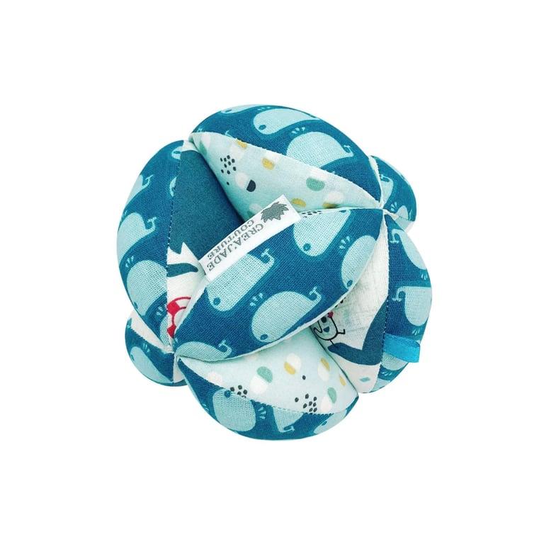 Montessori Créa'Jade Couture Baby Puzzle Ball Whale