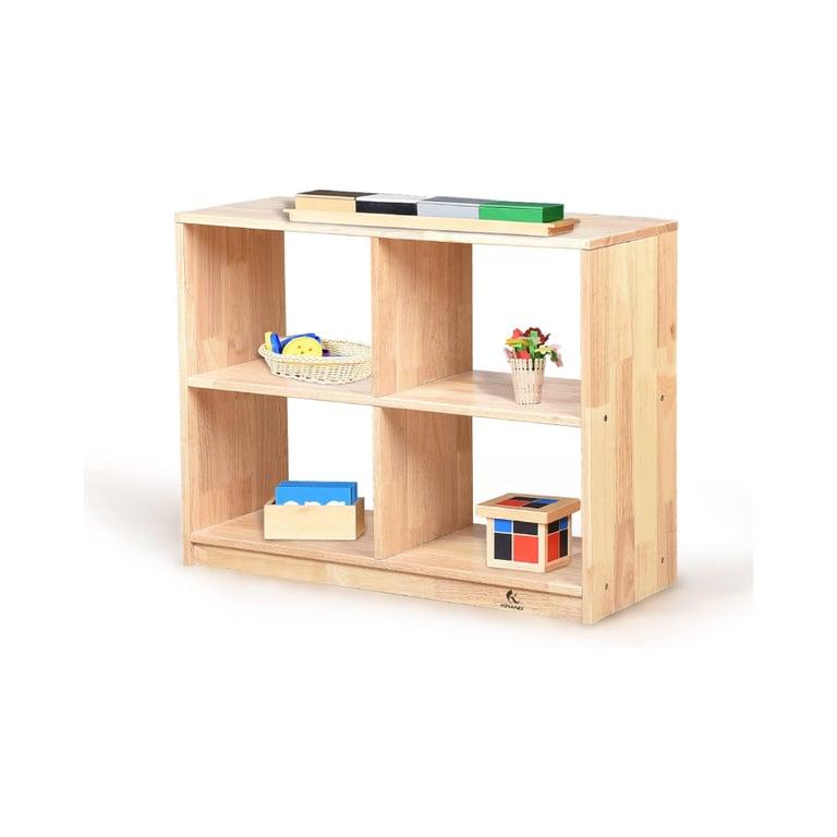 Montessori KRAND Montessori Shelf Organizer 4-Compartment Cabinet