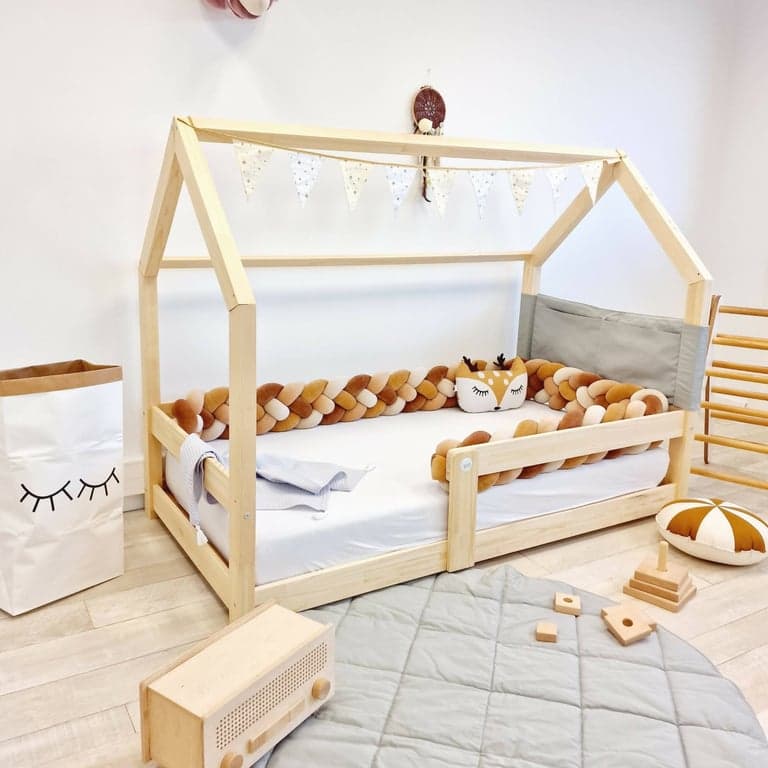 Mia&Lou House Bed Mia Natural 80 x 160 cm