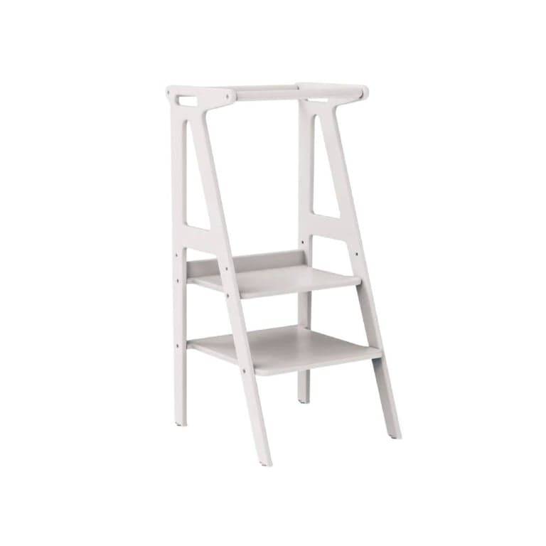 All Circles PlayTower Wooden Toddler Tower White