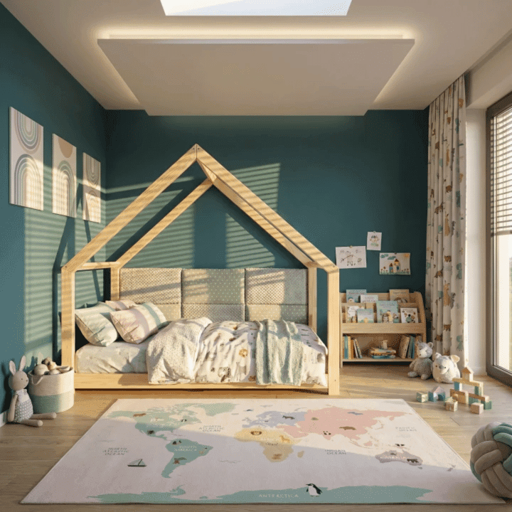 Mia&Lou House Bed Lou Natural 80 x 160 cm