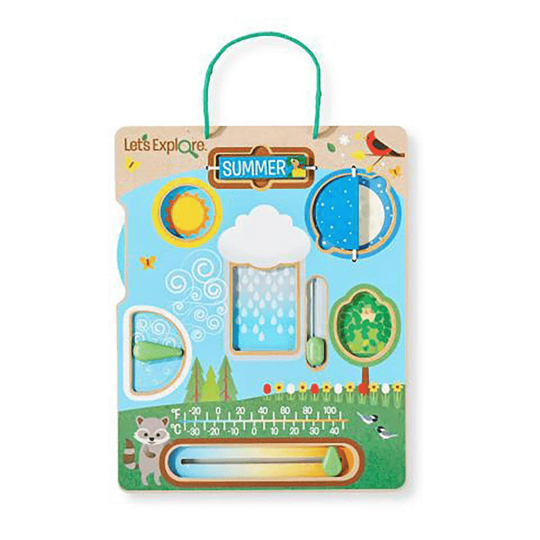 Montessori Melissa & Doug Let's Explore Wooden Weather Board