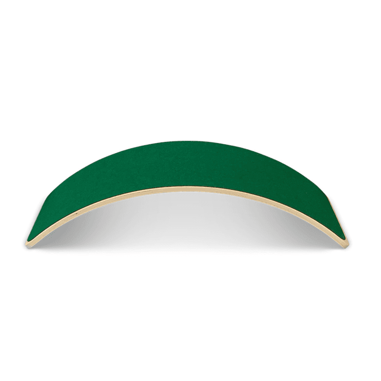 Montessori Jindl Balance Board With Felt Green