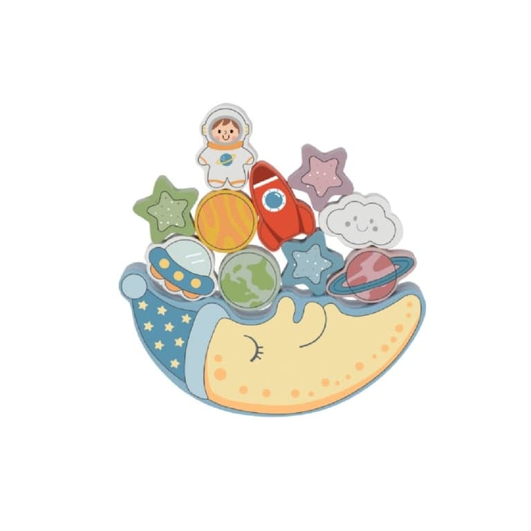 Tooky Toy Balance Stacker Moon