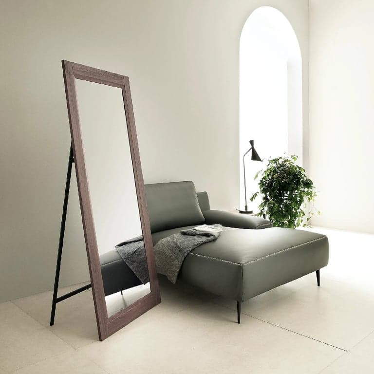 AR Home Italia Floor Mirror 180 x 78 cm Walnut