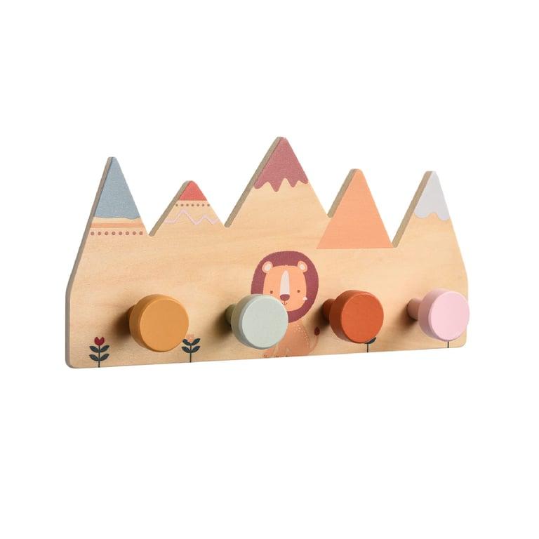 Montessori Childlike Behavior Coat Rack Wall Mount