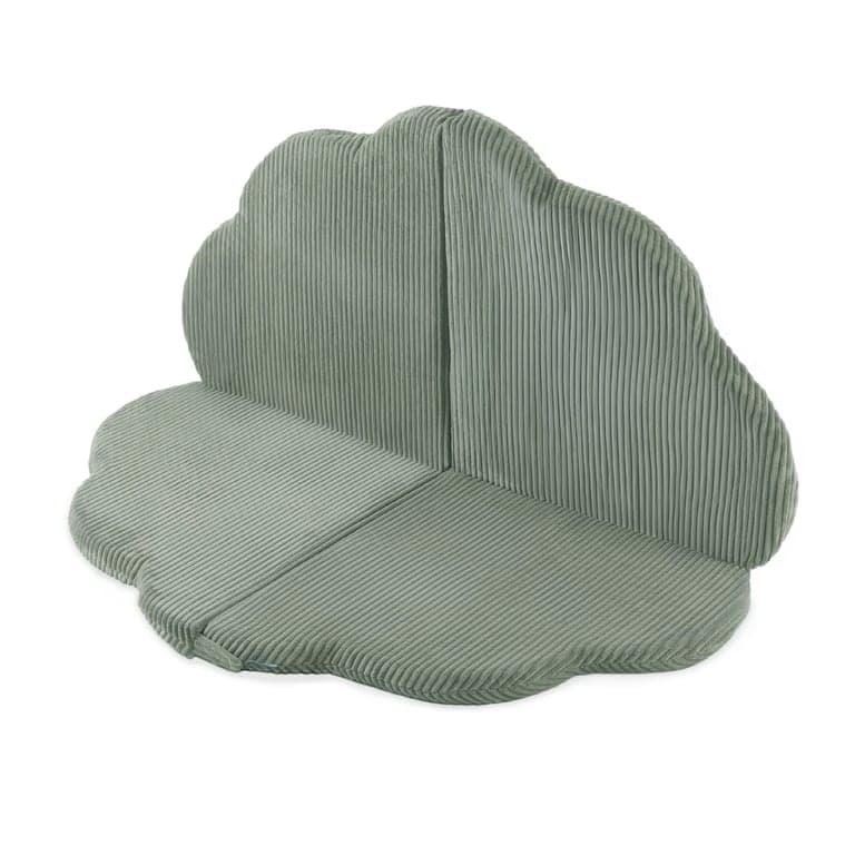 Plush Nest Corduroy Play Mat Flower Green