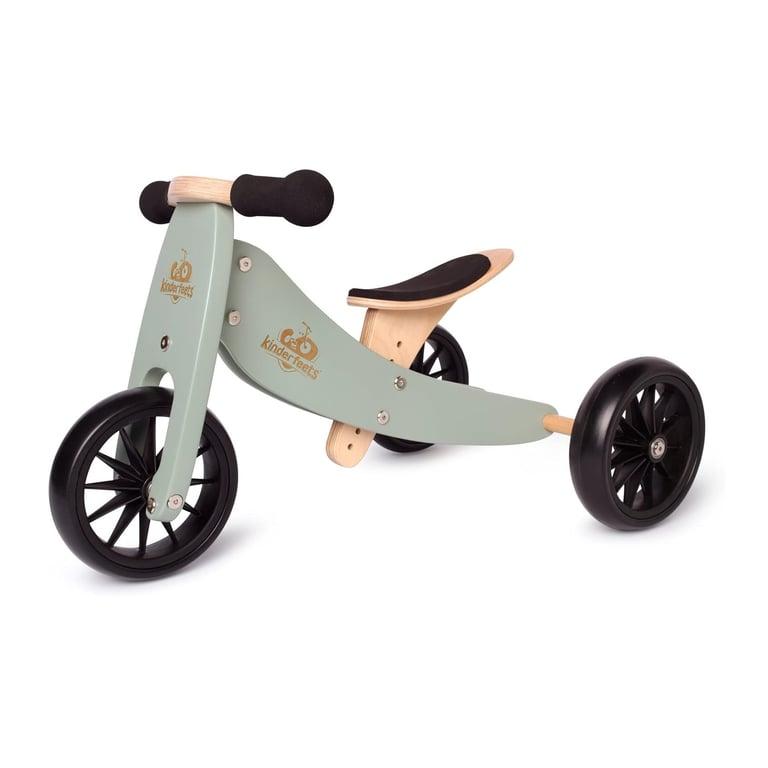 Montessori Kinderfeets Tiny Tot 2-in-1 Trike Balance Bike Sage