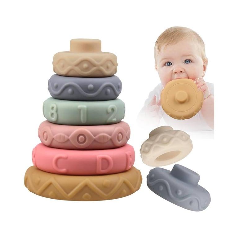 Montessori Litand 6 Pieces Stacking Rings Soft Toys