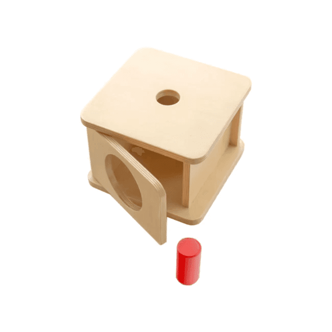 Montessori Outlet Imbucare Box With Small Cylinder