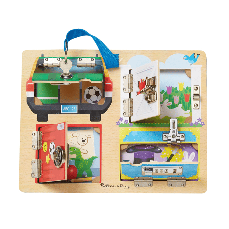 Montessori Melissa & Doug Locks and Latches Board