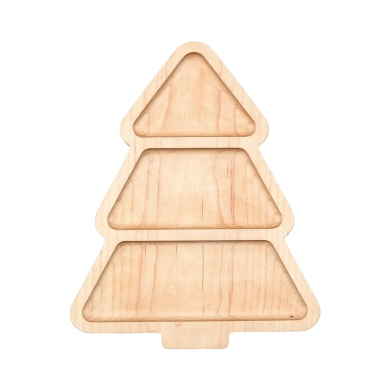 Montessori Mighty Little Tree Sensory Sorting Tray Christmas Tree