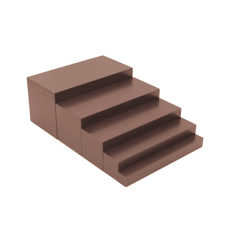 Montessori Pink Montessori Brown Stairs 5 Steps