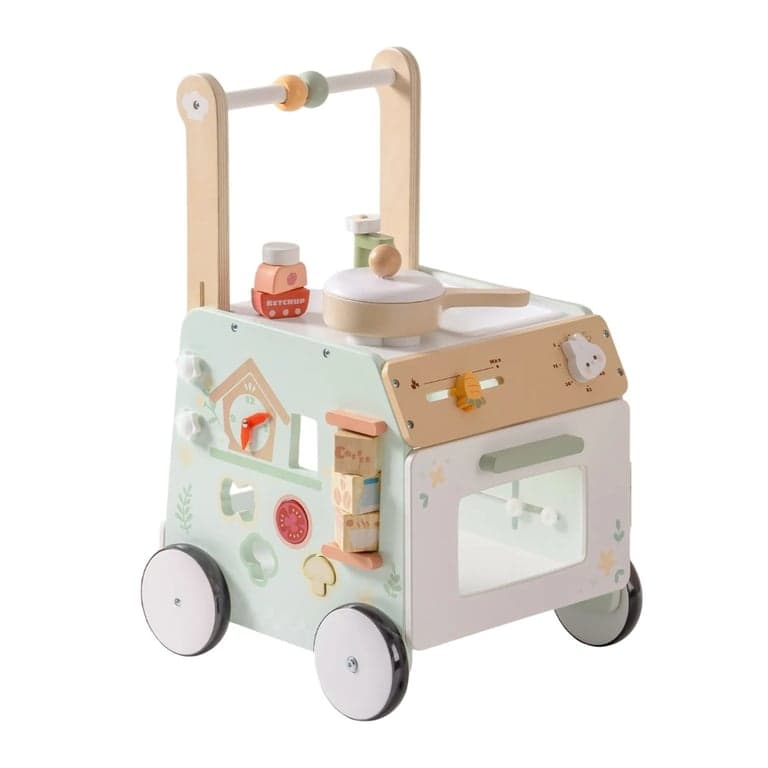 Robud Wooden Baby Push Walker Spring Countryside