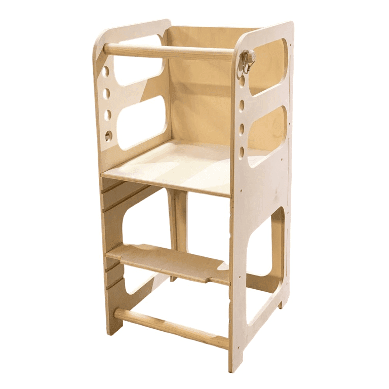 Montessori Bush Acres BLAKE Kitchen Tower Toddler Helper Stool