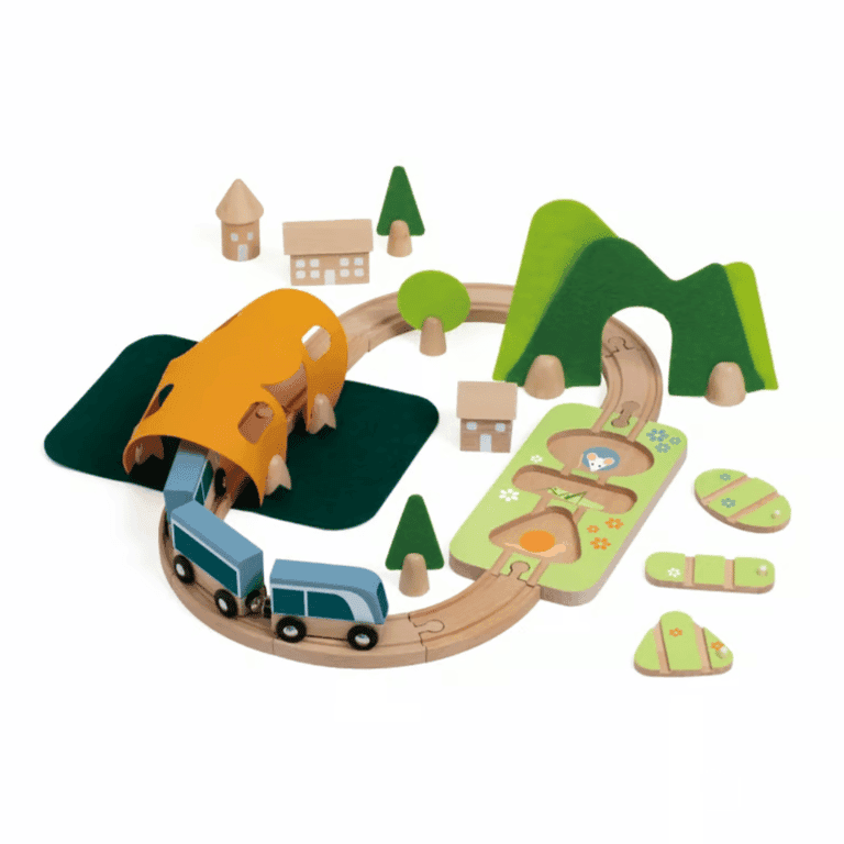 Classic World Train Track With Shape Sorter