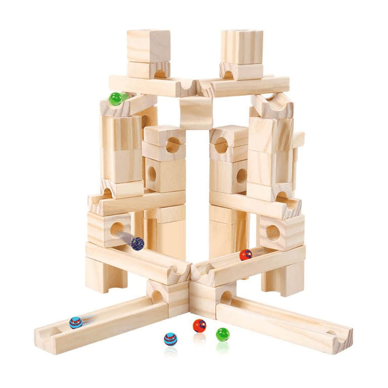 Montessori Golden Age Marble Run Building Blocks