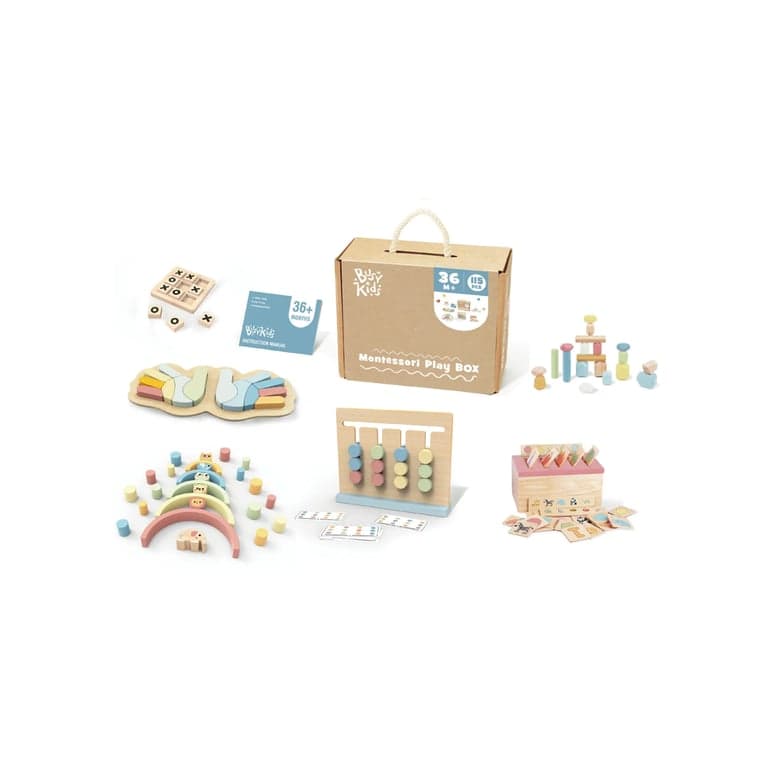 Busy Kids Montessori Play Box Set 36 Months and Up