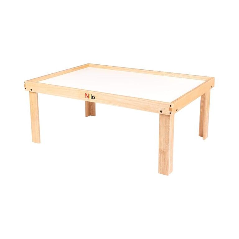 Montessori NILO N51 Play Kid's Table With Accessory Holes 32 x 48 x 20 Inches