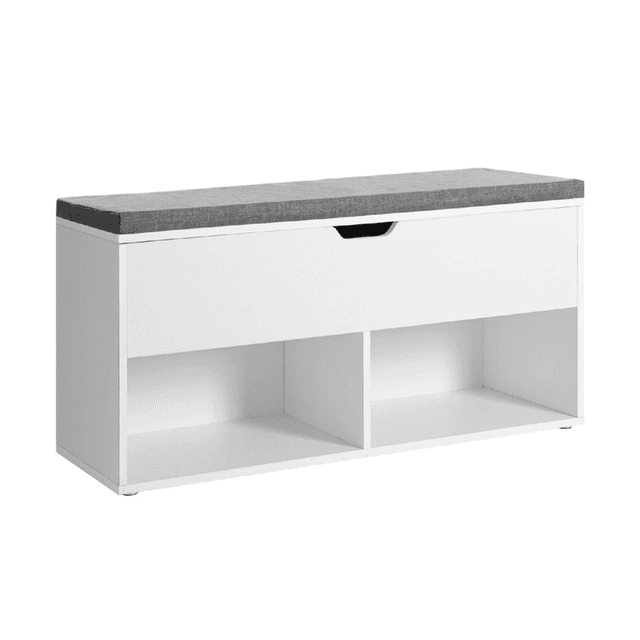 VASAGLE Storage Bench White