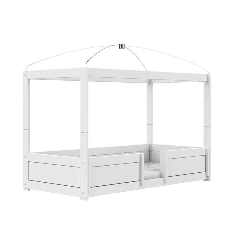LIFETIME Kidsroom 4-in-1 Bed with Canopy White Standard