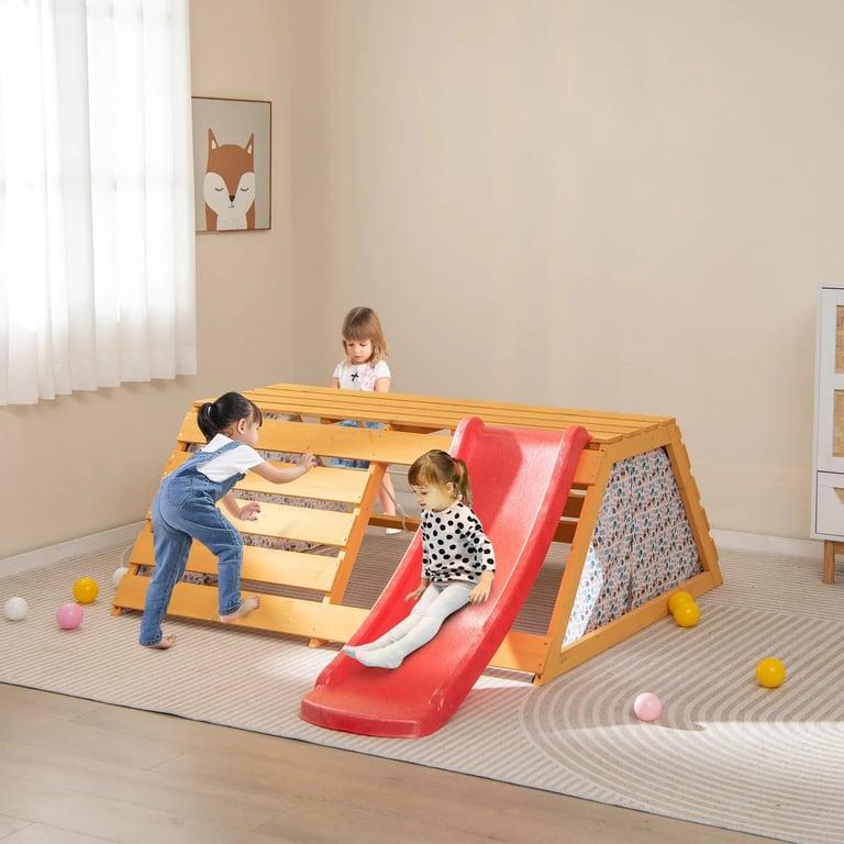 Montessori Honey Joy 5-in-1 Wooden Indoor Playground