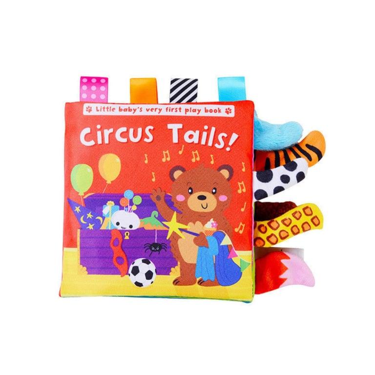 Montessori Clever Toys Box Montessori Animal Tails Soft Book Circus