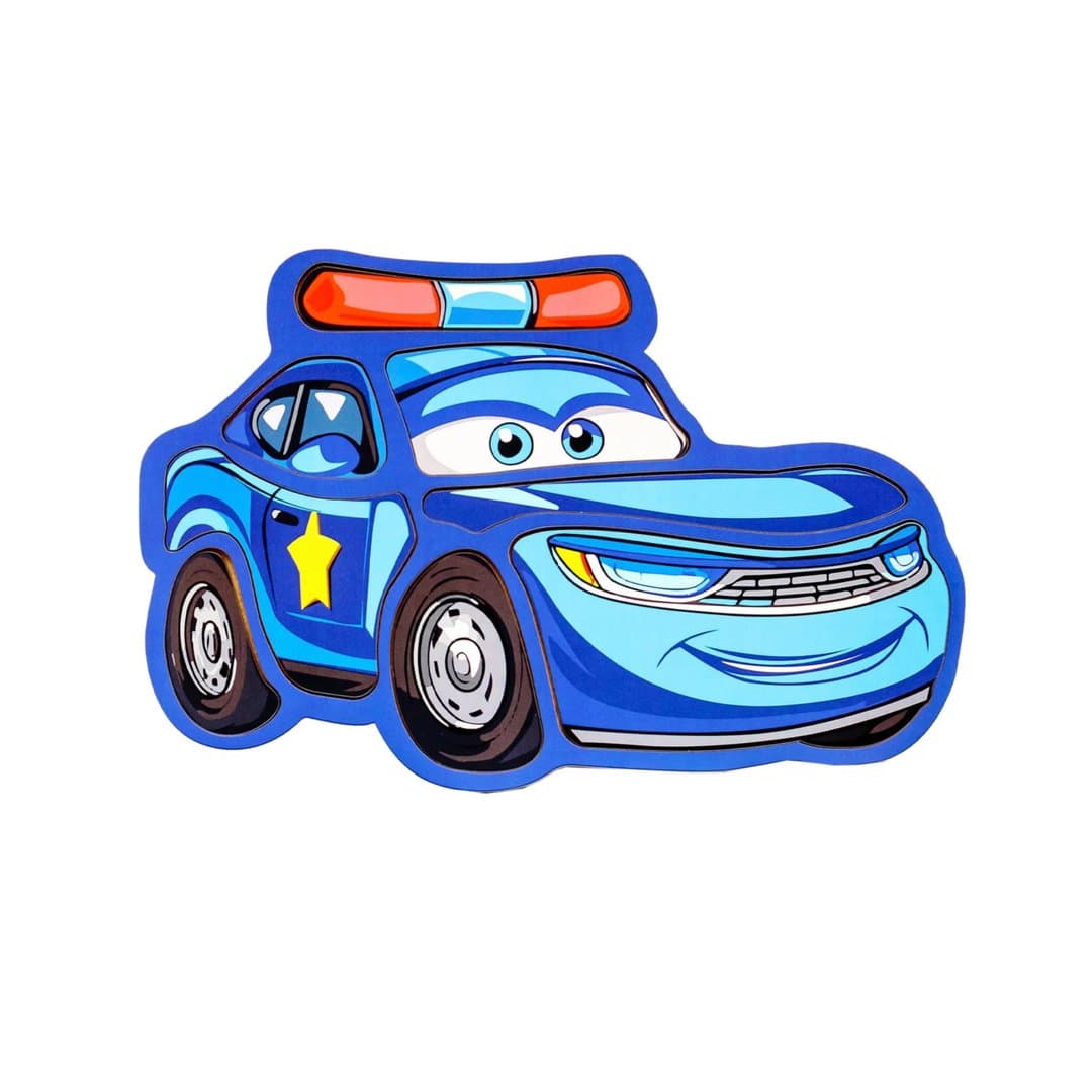 Busy Kids Puzzle Police Car