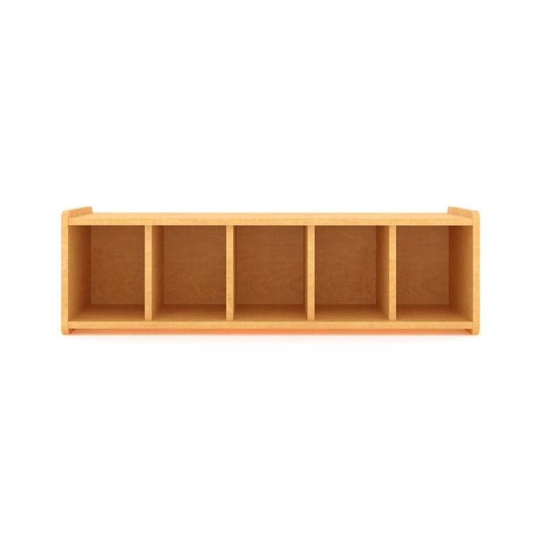 Tot Mate Book Cubby Bench Maple  Ready to Assemble