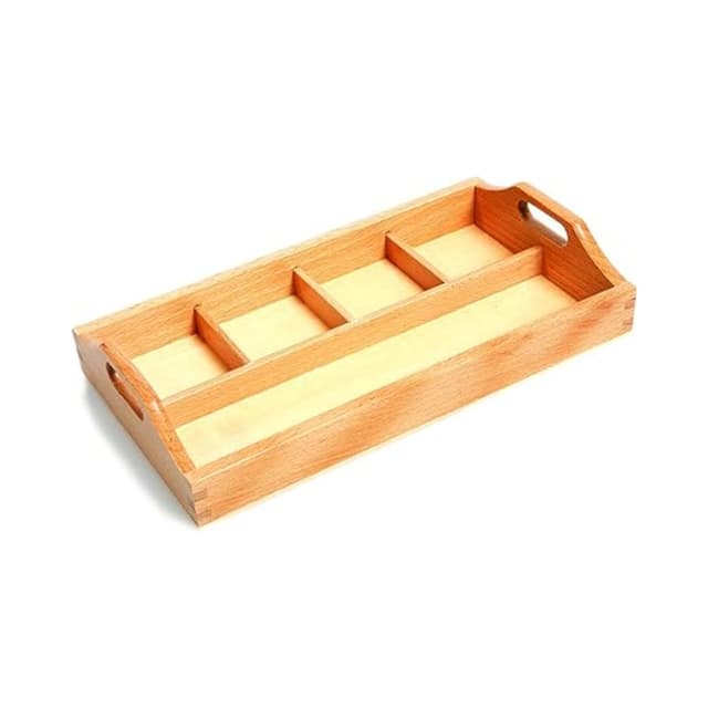 Amazing Child Montessori Small 4 Compartment Sorting Tray