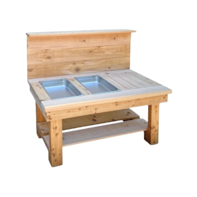 Bunny Hopkins Mud Kitchen 2 Bins With Backsplash