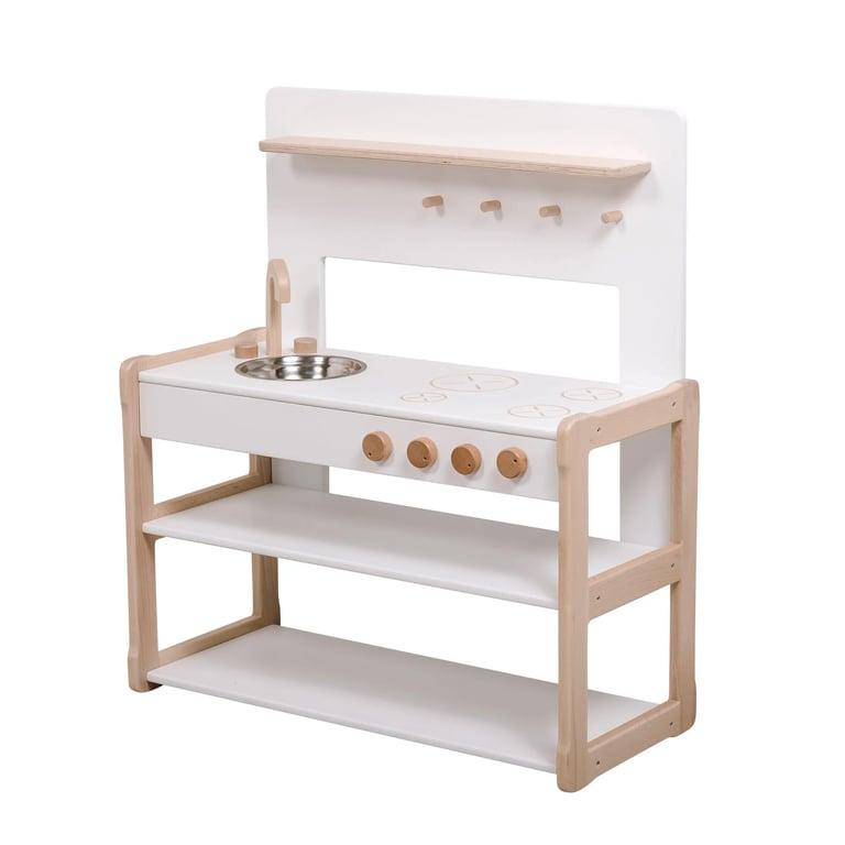 Montessori Woodjoy Play Kitchen A2 White