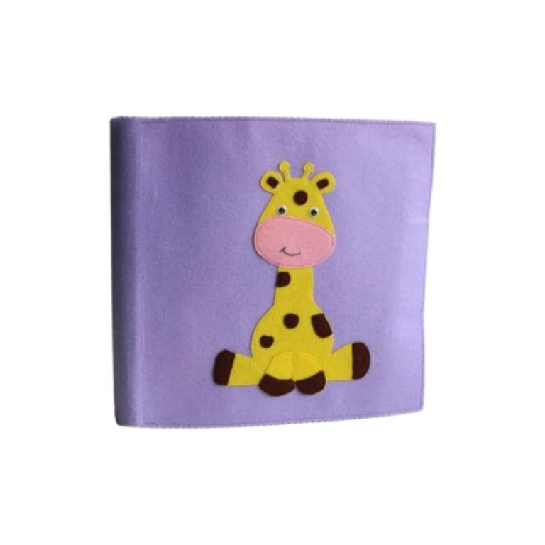 Montessori NONO Shop Personalized Felt Quiet Book Giraffe