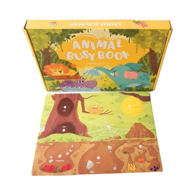 Joymaxx Paper Busy Book Animals