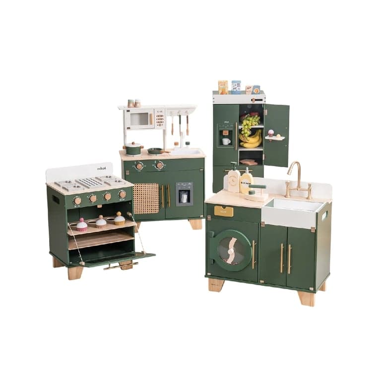 Robud Play Kitchen Furniture Set of 4 Vintage Green