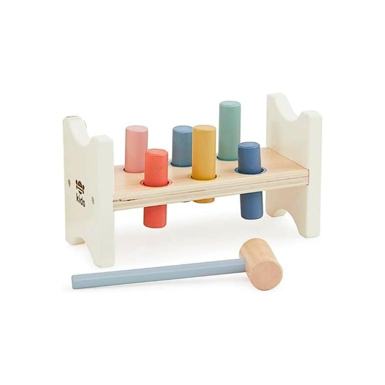 Montessori Just Bee Kids Wooden Hammer Bench