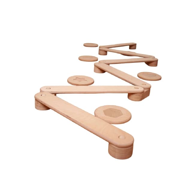 Kidodido Balance Beam 6 Pieces With 6 Shape Stepping Stones