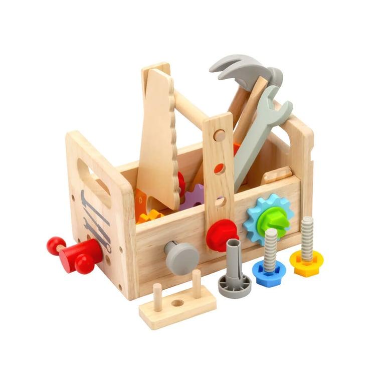 Montessori Clever Toys Box Wooden Toolbox Set