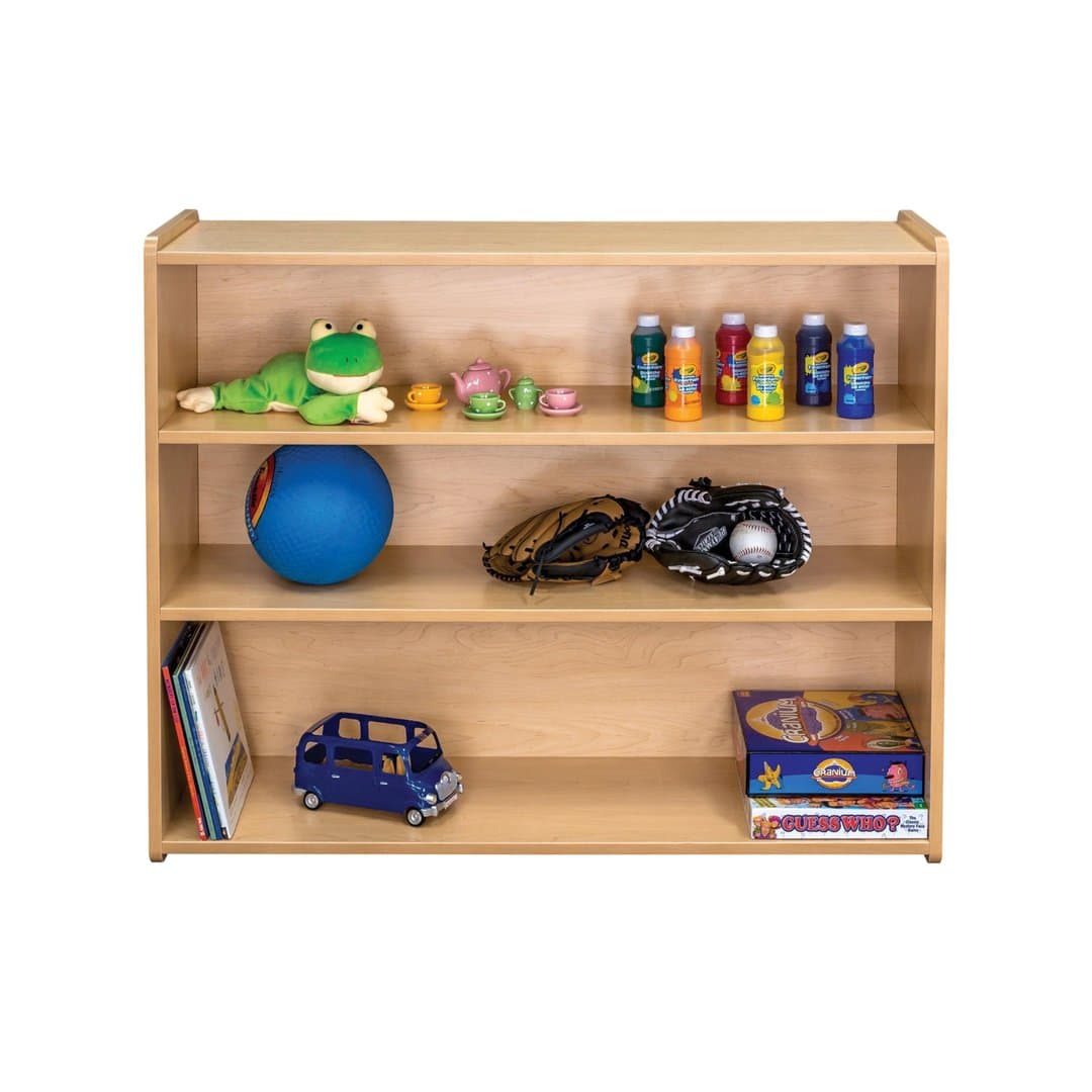 Tot Mate Kids' Storage Shelf Large Maple Assembled