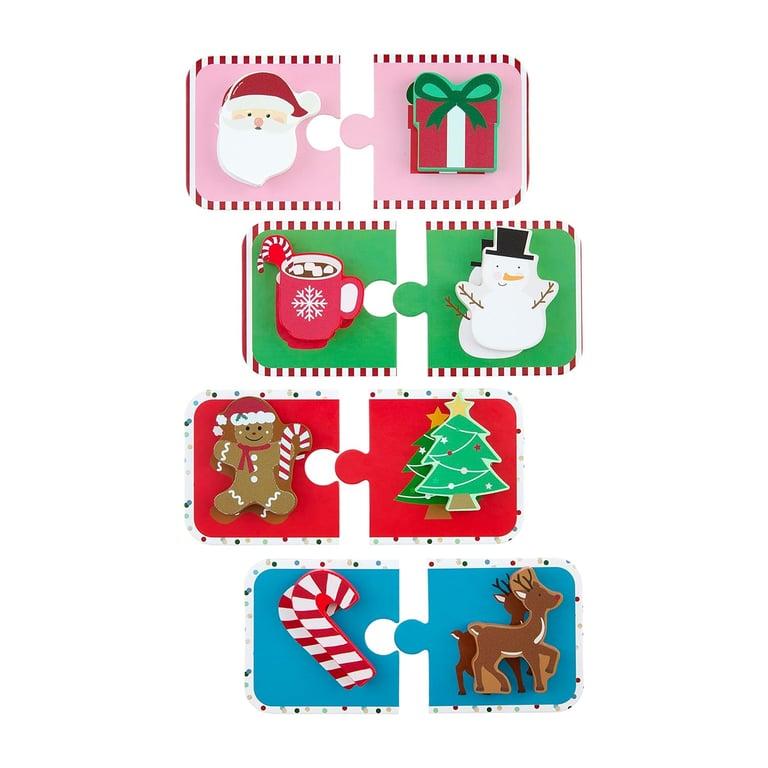 Montessori Mud Pie Kid's Holiday Puzzle Matching Game