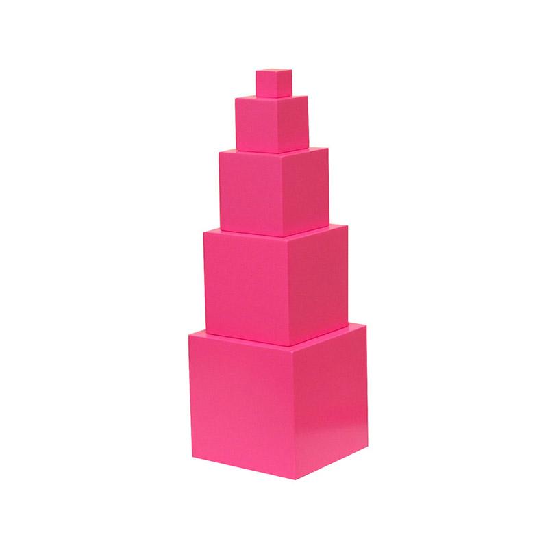 Montessori Leader Joy Pink Tower 5 Steps