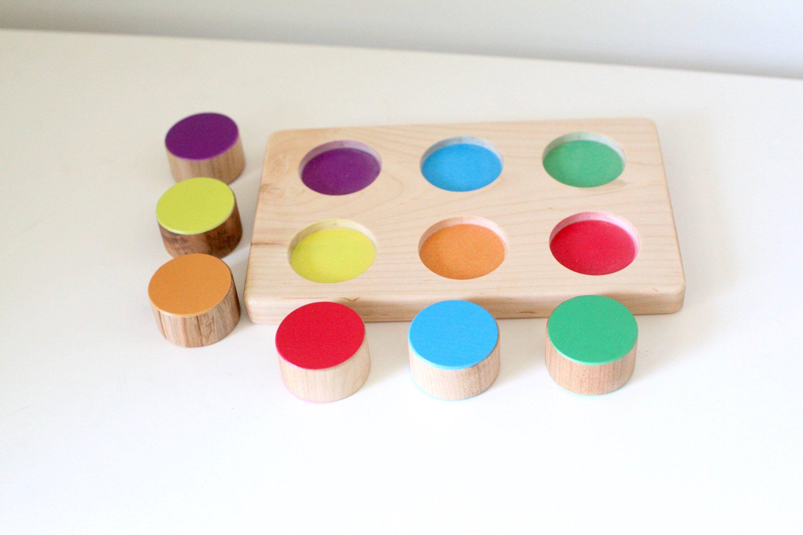 Montessori Heir+Loom Kids Montessori Color Matching Puzzle