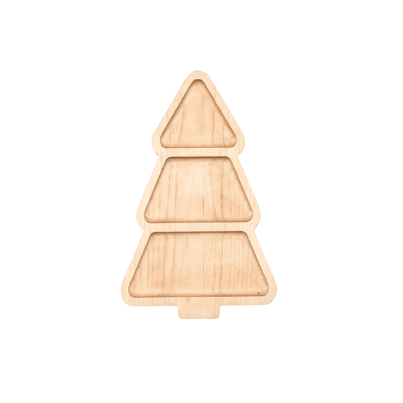 Montessori Mighty Little Tree Sensory Sorting Tray Christmas Tree